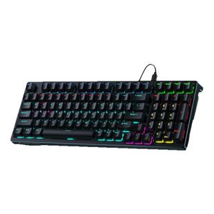 联想GK10极光机械键盘98有线电竞游戏办公台式笔记本电脑青茶红轴