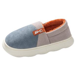 回力棉拖鞋男包跟冬季月子鞋女保暖居家室内厚底防滑情侣加绒棉鞋