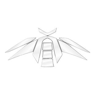 适用22/23款光阳弯道情人RACING 150仪表大灯贴纸透明保护贴改装