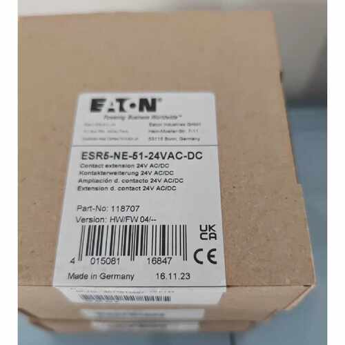 询价-EATON安全继电器ESR5NE5124VAC可维修