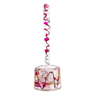 高档亚克力创意方形马桶刷有机玻璃粉色圆形绿色打孔红色厕所刷韩