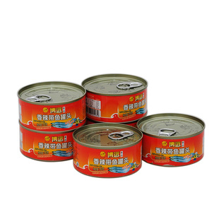 博远香辣五香带鱼罐头速食（6罐组合装900克）偏远地区不发货