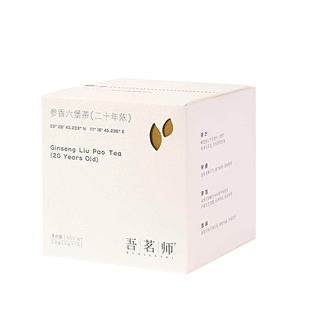 吾茗师参香六堡茶独立袋泡健康黑茶冷泡冷萃便携三角玉米纤维茶包