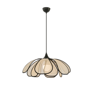 旭呈法式复古花瓣吊灯卧室灯餐厅灯中古儿童房阳台衣帽间餐桌灯具