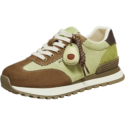 TATA他她水果派对德训鞋厚底阿甘鞋百搭休闲鞋平底运动鞋CJH02AM6