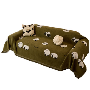 沙发布盖布四季通用2026新款沙发巾一整张全盖防滑防猫抓沙发套罩