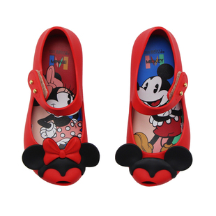 清仓巴西Mini梅丽莎disneytwins米奇米妮儿童男女宝宝鞋果冻香鞋