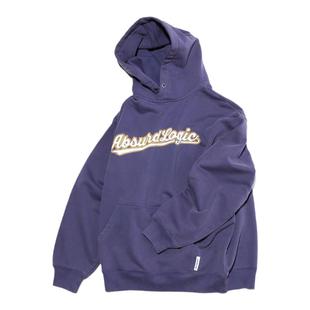 ABSURD LOGIC 荒诞逻辑 砂洗做旧重磅拉绒连帽卫衣 美式复古男女