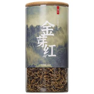 谷瑜金芽红150g滇红茶云南景迈山晒红花果香甜型红茶礼盒装