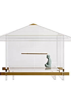 新中式风家具展厅小屋亚克力摆件