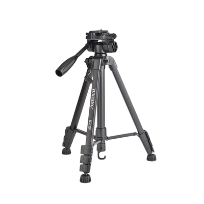 云腾668便携三角架索尼康佳能单反相机液压阻尼钓鱼灯摄像三脚架