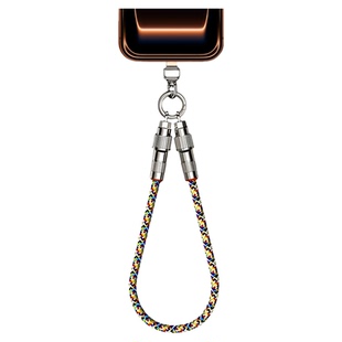 皇享可充电挂绳二合一双typec快充手机数据线挂绳适用华为iPhone17苹果1615短款充电宝线便携钥匙扣安卓PD60W