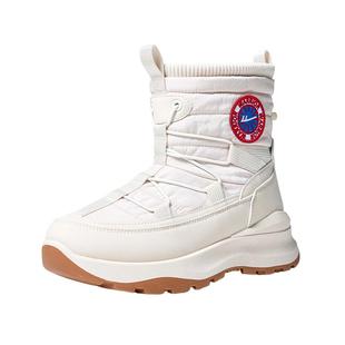 回力雪地靴女鞋2025冬季新款加绒加厚防寒保暖防溅雪鞋东北大棉鞋