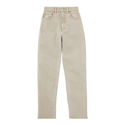MOUSSY 春季高腰复古水洗男友裤直筒牛仔裤C10GSA12-1550