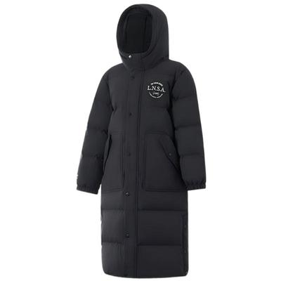 李宁儿童男大童超长鸭绒羽绒服
