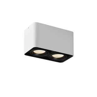 罗曼时光 方形LED双头明装筒灯射灯无主灯照明吸顶灯斗胆灯天花灯