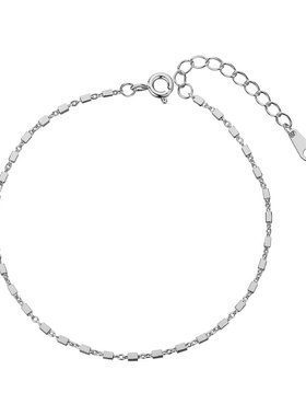 顺钦银楼S925纯银碎月手链女款