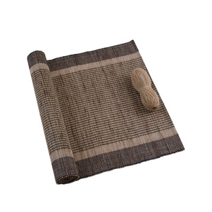 纯手工加厚麻布艺茶席 苎麻布桌旗 禅意茶门帘 功夫干泡夏布茶垫