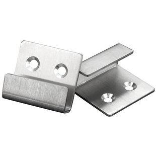 不锈钢瓷砖挂码卡扣固定器挂画挂件墙面展示挂钩打孔墙砖托架托码