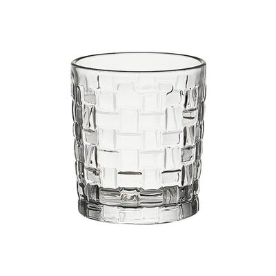 墨色浮雕藤编玻璃喝水杯家用