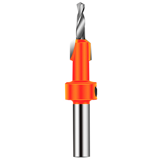 木工沉孔钻头合金锥孔钻阶梯沉头安装上螺丝钻头沙拉钻套装开孔器