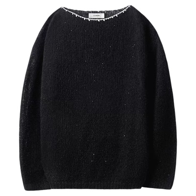 ETHOR 设计师品牌 25秋冬新品 羊绒亮片毛针织衫上衣SOLSOL买手店