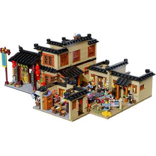 【拼奇积木】武林外传大堂后院同福客栈周边益智摆件玩具1套
