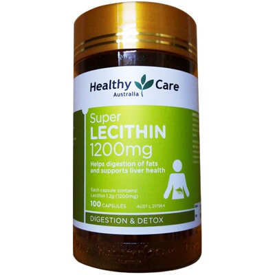澳洲 Healthy Care 澳世康 大豆卵磷脂软胶囊100粒1200mg HC036