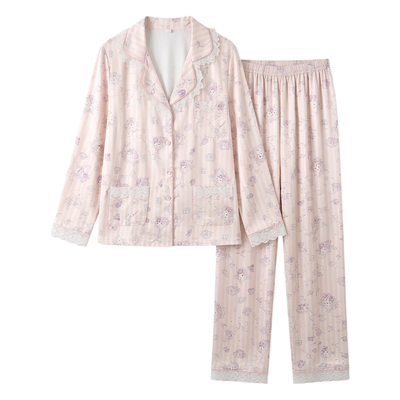 kitty猫真丝睡衣女带胸垫桑蚕丝