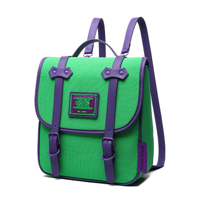 RUOYUSTUDIO若愚工坊原创设计休闲通勤帆布双肩包