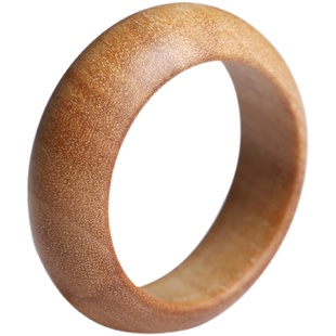 印度迈索尔老山檀戒指男女情侣扳指中指无名指食指指环黑肉老料