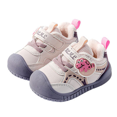 秋冬新款男女宝宝保暖防滑学步鞋