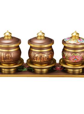 佛前供台合金圣水杯家用上供水杯供奉用品酒杯贡神台杯净水杯摆件