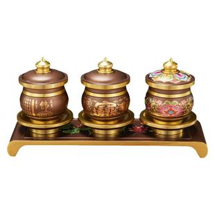 佛前供台合金圣水杯家用上供水杯供奉用品酒杯贡神台杯净水杯摆件