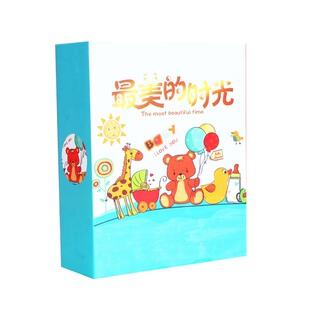 相册5寸装小本影集6寸7寸200张收纳纪念册家庭儿童卡通大容量插页
