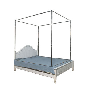 坐床式蚊帐支架杆子加粗加厚不锈钢管家用2025防摔蚊帐支撑杆单买