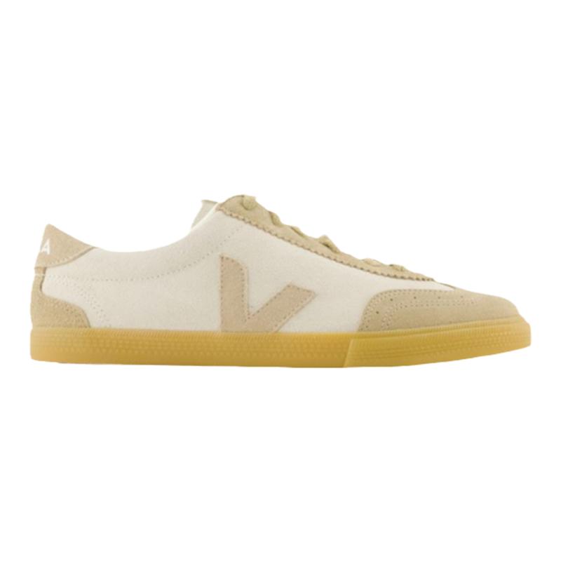Veja Volley 皮质平底低帮运动鞋 男士
