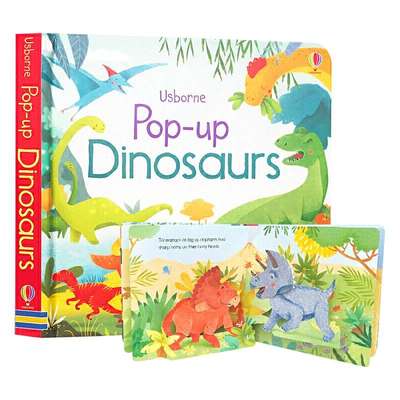 正版 Usborne Pop Up Dinosaurs 恐龙 纸板立体书儿童绘本