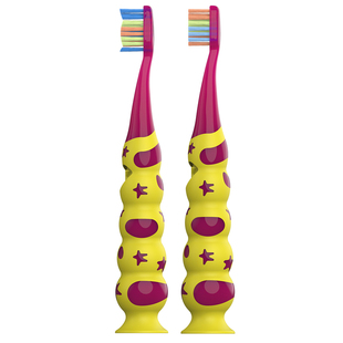 科护佳儿童牙刷电动会发光乳牙分龄3到8岁宝宝细软毛牙刷yashua