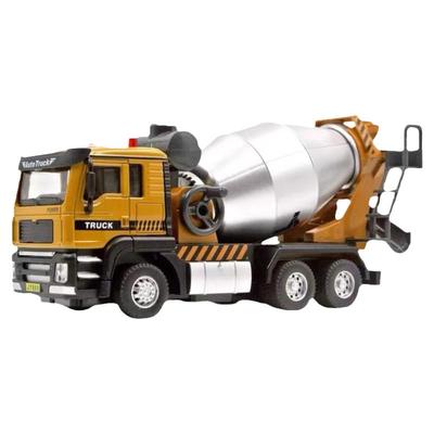 嘉业1:50建筑工程混凝土搅拌机仿真声光回力合金车模型男孩玩具车