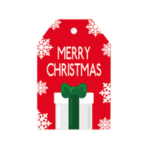 圣诞节贺卡英文merry christmas挂牌吊牌圣诞树装饰挂件礼物卡许愿卡吊卡祝福卡小卡片留言卡伴手礼感谢卡片