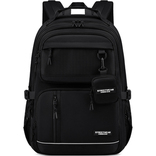 Edison爱迪生高中生书包大容量反光护脊防泼水中学生双肩背包