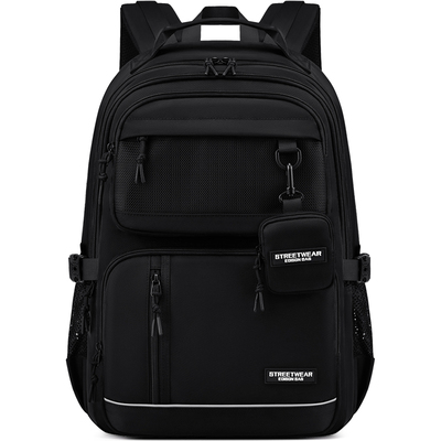 Edison爱迪生高中生书包大容量反光护脊防泼水中学生双肩背包