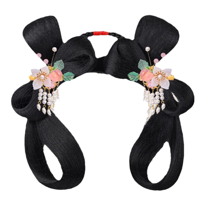 儿童汉服头饰假发容薇发髻古风