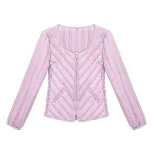 羽绒服内胆女士2025秋冬季新款收腰显瘦低领内穿贴身保暖轻薄上衣