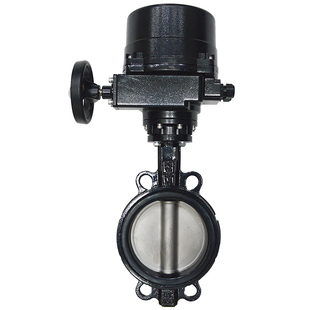 正品霍尼韦尔法兰对夹蝶阀V9BFW16开关调节电动执行器NOM16H0200