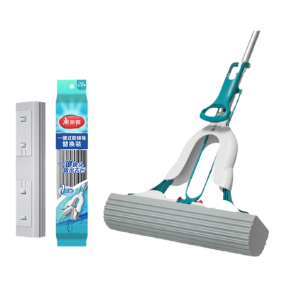 美丽雅胶棉拖把头高效吸水清洁