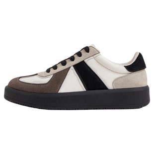 马登2026新款黑色复古经典厚底增高熊猫德训鞋休闲运动板鞋子女士