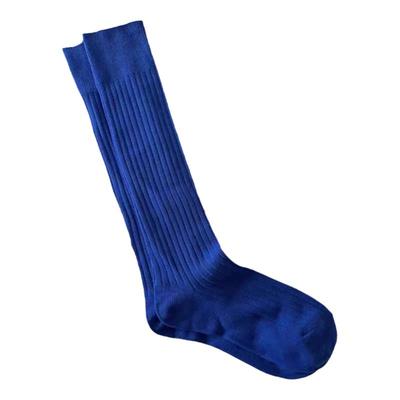 立体抽条双针高橡筋纯棉百搭纯色黑白JK日系长袜堆堆袜显瘦小腿袜