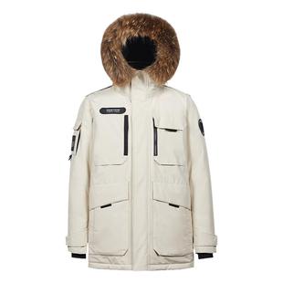 波司登明星同款冬季户外加厚东北极寒鹅绒服男中长款情侣羽绒外套